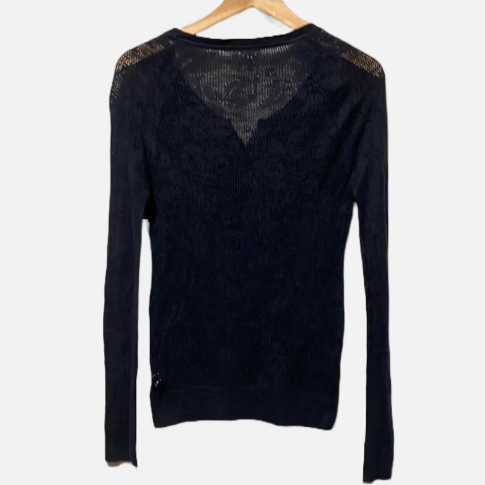 Aeropostale Open Knit Lace Sweater Small